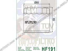 Filtro de aceite HIFLO FILTRO HF191 para maxi scooter, moto PEUGEOT METROPOLIS, TRIUMPH DAYTONA, SPEED FOUR, BONNEVILLE