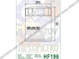 Filtre à huile HIFLO FILTRO HF196 pour quad POLARIS SPORTSMAN 600cc et 700cc à partir de 2002