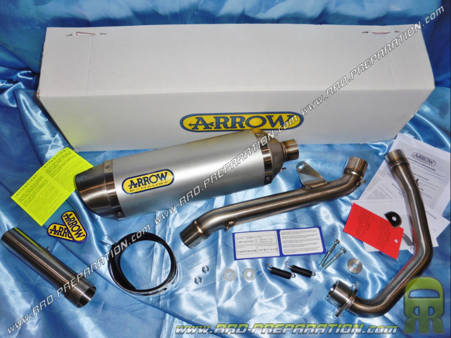 Exhaust ARROW Racing STREET THUDER for motorcycle HONDA CBR R 125cc 4T from 2011