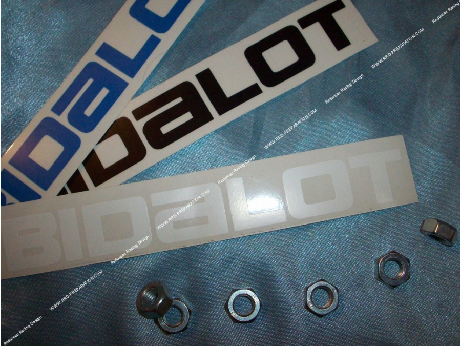 Set of 7 casing nuts Ø7mm for BIDALOT casings, ORIGINAL... On MBK 51, motobecane av10