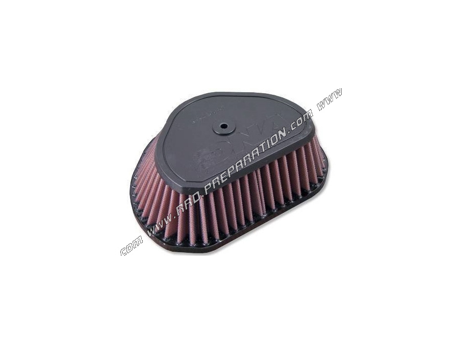 DNA RACING air filter for original air box on motocross Kawasaki KX 250 F and 450 F from 2006 to 2012