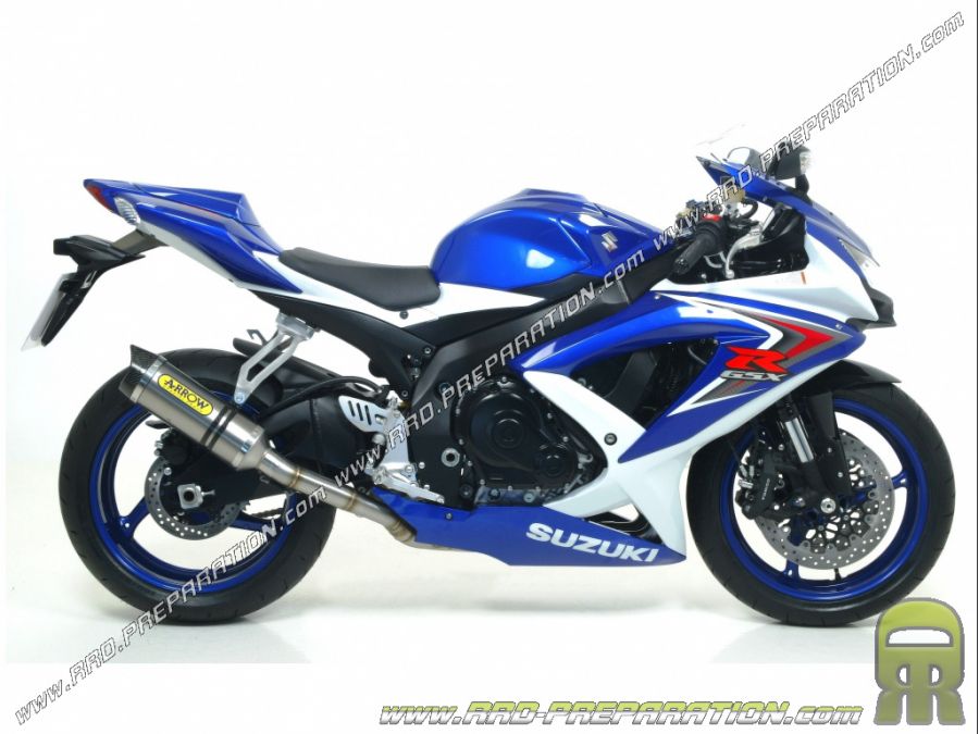 Ligne d'échappement complète ARROW THUNDER pour Suzuki GSX-R 750 i.e. 2008 à 2010