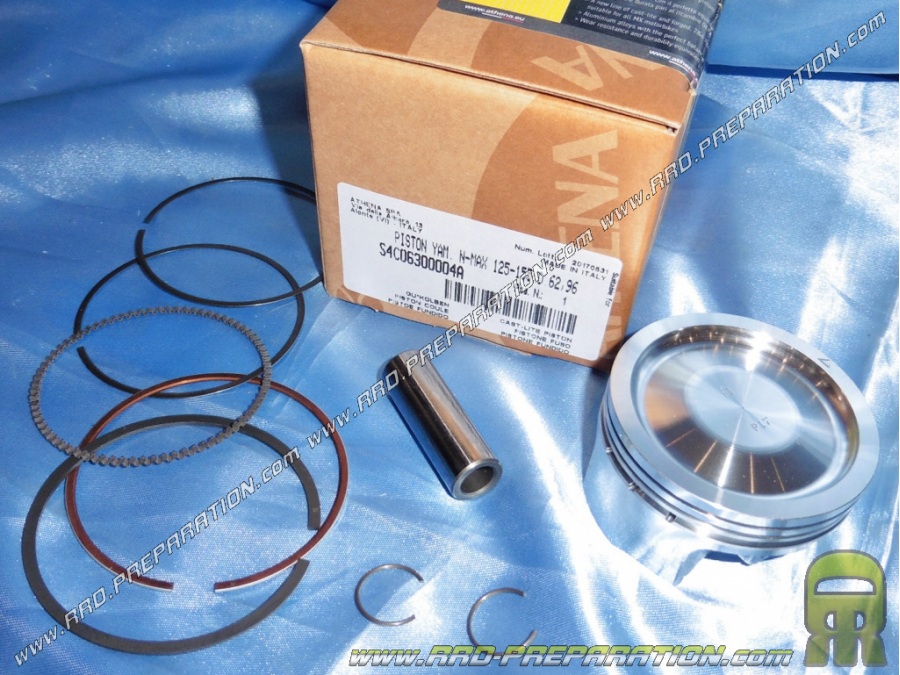 Piston Ø63mm pour kit 183cc ATHENA sur YAMAHA N-MAX, MBK OCITO 125 a partir de 2015