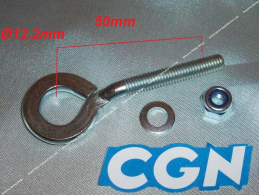 Tendeur de chaîne CGN pour axe de roue Ø11 a 12mm sur MBK 51