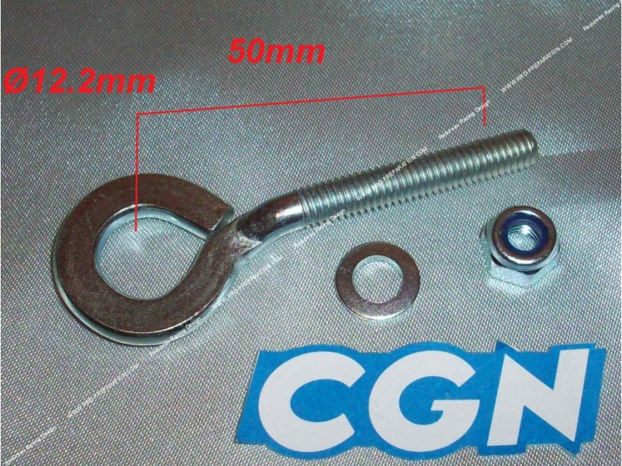 CGN chain tensioner for wheel axle Ø11 to 12mm on MBK 51
