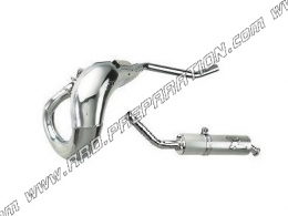 Pot d'échappement TURBOKIT TK Chrome passage haut pour moto RIEJU TANGO 50cc