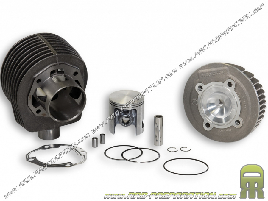 Kit haut moteur 139cc Ø61mm avec culasse MALOSSI fonte scooter VESPA PX 80, P80X, P80E, LUSSO, PX100E