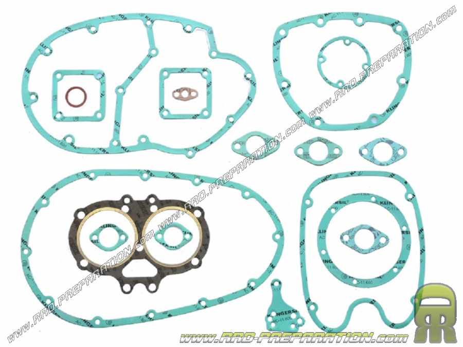 Complete gasket set (18 pieces) ATHENA for Bsa A65 TWIN 650 from 1962 to 1973