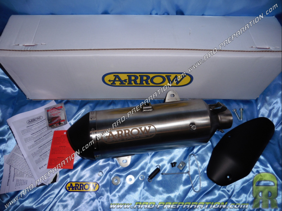 Exhaust silencer ARROW URBAN for maxi-scooter Piaggio MEDLEY 125 or 150cc 2016 to 2017