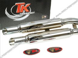 Pot d' échappement TURBOKIT TK CUSTOM pour moto KYMCO ZING 125cc 4T