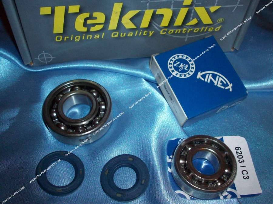 2 reinforced bearings ZKL / TEKNIX C3 and C4 reinforced riveted steel