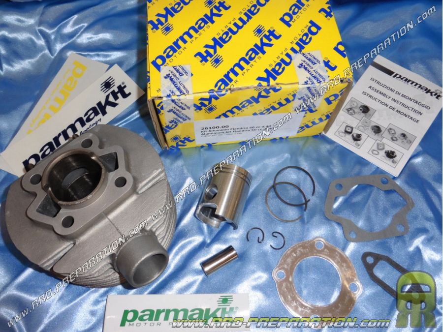 Cylinder - piston without cylinder head 50cc Ø40mm PARMAKIT aluminum for FLANDRIA 50cc