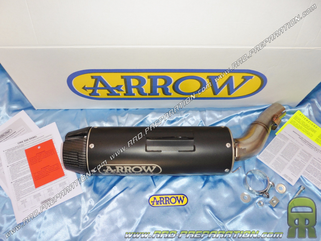 Arrow Rebel Dark Exhaust Silencer For Honda Cmx 500 Rebel 17 Motorcycle Www Rrd Preparation Com