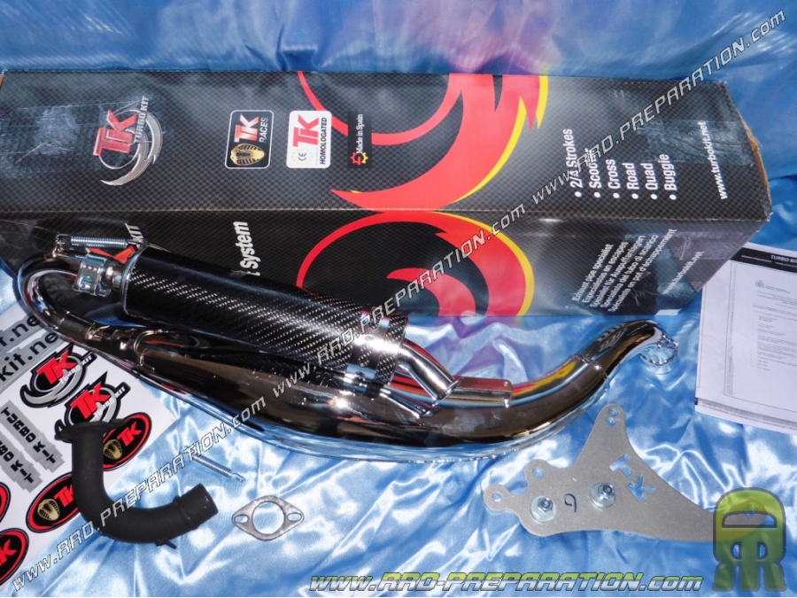 Racing Auspuff-Anlage Tecnigas TRIOPS Kymco Grand Dink Top Boy Cobra Yup 2T 50 