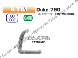 ARROW RACING manifold for ARROW or ORIGIN silencer on KTM DUKE 790 from 2018 to 2019