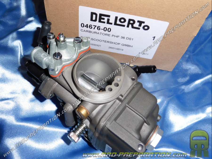 Carburateur de 36mm DELLORTO PHF 36 DS 2 souple, starter a câble pour moto, moteur, quad... 4T
