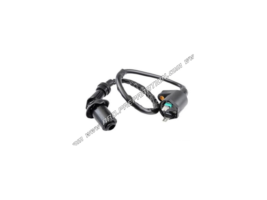 Bobina de encendido con antiparasitario y cable TEKNIX para scooter 50cc 4 tiempos GY6, ROMA 2, ROMA 3...