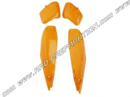 Cabochons clignotants TEKNIX orange pour scooter YAMAHA BW'S et MBK BOOSTER à partir de 1999