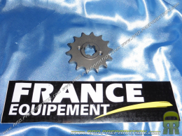 Box output sprocket FRANCE EQUIPEMENT teeth of your choice for APRILIA RS4, TUONO, Replica, ... 125cc from 2011 to today