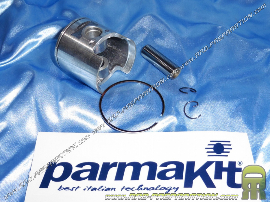 Piston mono-segment PARMAKIT Ø50mm pour kit air et liquide 82cc sur MBK 51 / motobecane av10