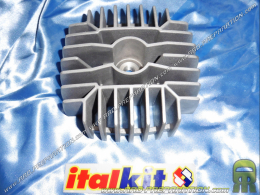 Culasse ITALKIT pour kit haut moteur 75cc Ø47mm AIRSAL en aluminium sur PUCH Condor, Monza, Imola, Super 50,...