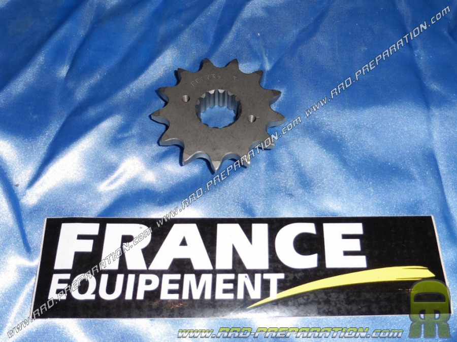 Pignon de sortie de boite FRANCE EQUIPEMENT dents aux choix pour moto BIMOTA, DUCATI MONSTER, SUPERSPORT... largeur 520