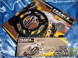 Kit chain FRANCE EQUIPMENT reinforced for motorcycle BETA RR ENDURO liquid cooling (after 2010)