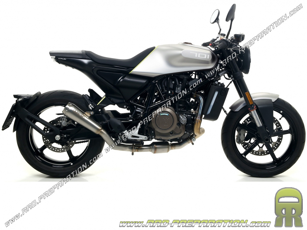 Arrow Pro Race Titanium Muffler For Origin Or Arrow Manifold For Husqvarna Vitpilen 701 2018 2019 Www Rrd Preparation Com