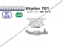 Raccord non catalysé ARROW pour Husqvarna Vitpilen 701 2018/2019
