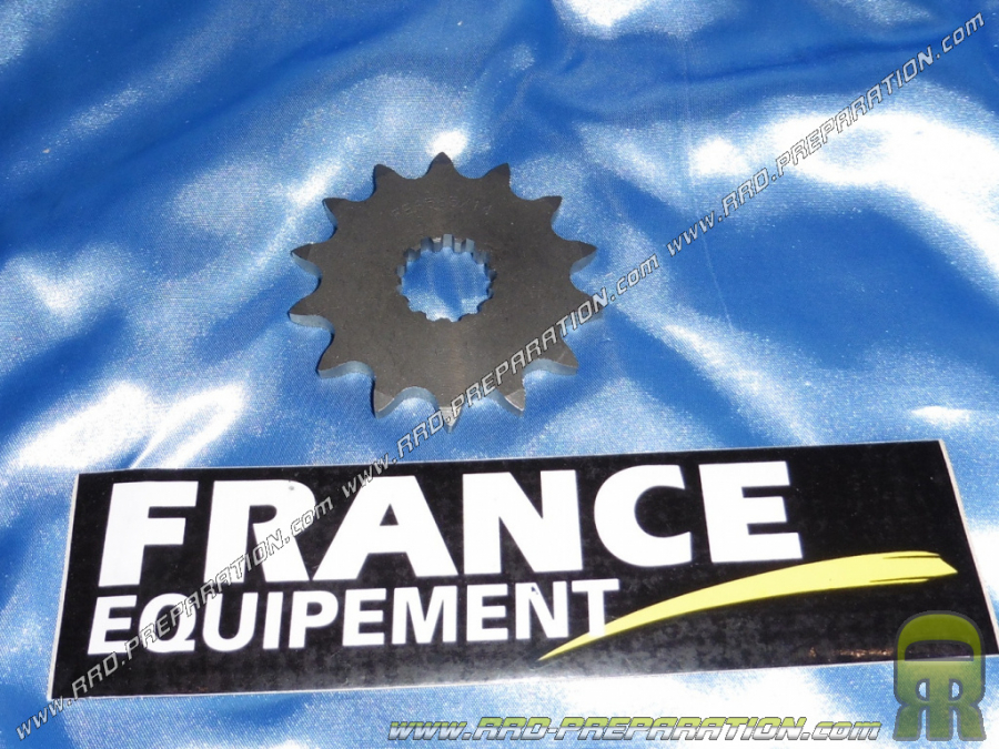 Gear box outlet FRANCE EQUIPMENT teeth with the choices for KAWASAKI ER6F, ER6N, KLE VERSYS 650, 800 ...