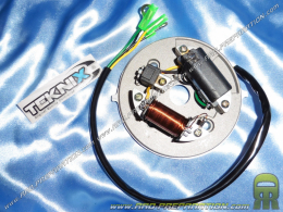Stator + TEKNIX cables for original electronic ignition 12V for MBK 51 / motobecane av10