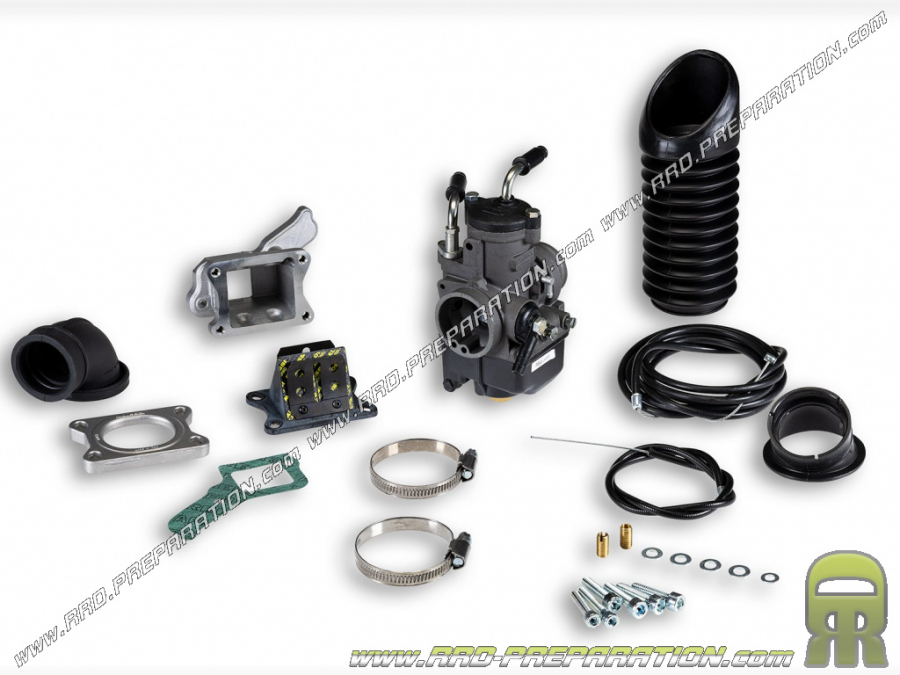 Kit carburador MALOSSI PHBH Ø30mm con válvulas, tubo... para VESPA 125cc PX, T5,...