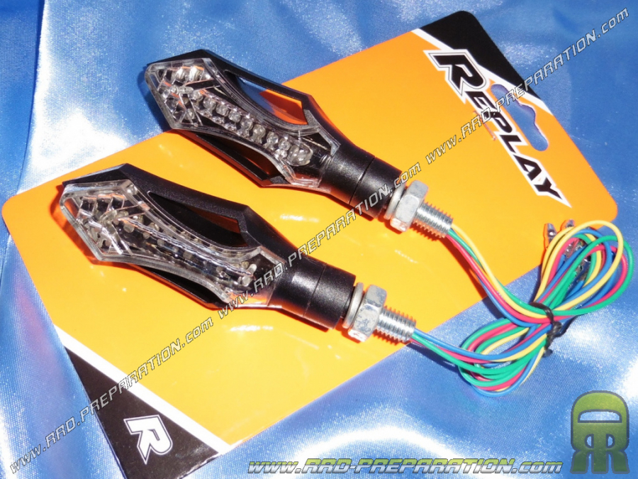 Intermitentes Led Moto Universales Intermitentes Moto Homologados Luz Senal  de Giro Indicator