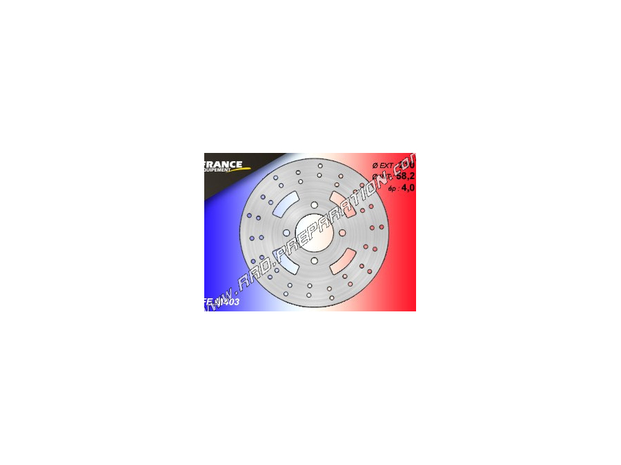 Disco de freno trasero FRANCE EQUIPEMENT Ø210mm MASH 125cc y 250cc