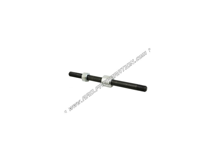 Axe de roue arrière complet P2R pour PEUGEOT 103 Ø12mm longueur 182mm