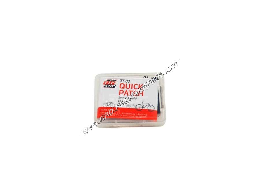 Sachet de réparation de 6 rustines TIP TOP F0