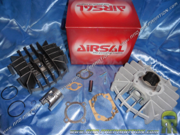 Cylinder / piston 65cc Ø44mm AIRSAL in aluminum for TOMOS A55, Arrow, Streetmate, Revival