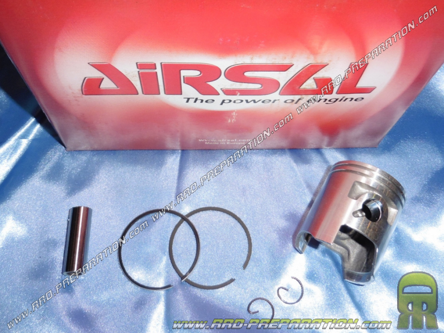 Piston Ø44mm bi-segment pour kit 65cc AIRSAL aluminium sur TOMOS A55, Arrow, Streetmate, Revival