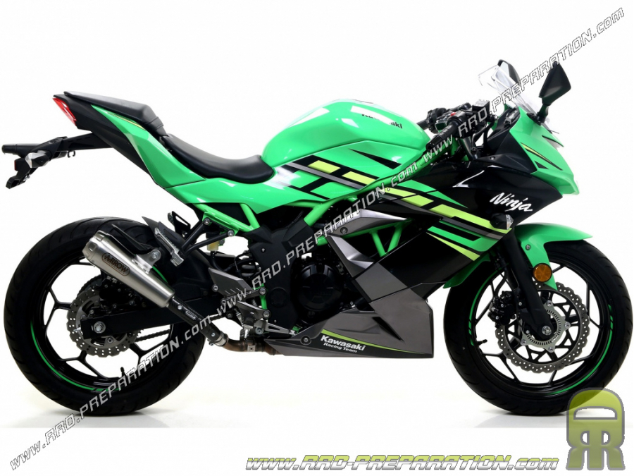 Silencioso ARROW PRO RACE para Kawasaki NINJA 125cc 4 tiempos 2019 colores a elegir