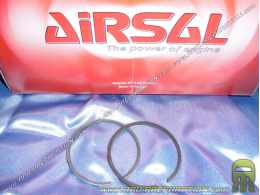 Jeu de 2 segments AIRSAL Ø48 X 1,5mm pour kit 80cc AIRSAL sur scooter HONDA 80cc VISION 75cc, SH, PEUGEOT SC 80cc...