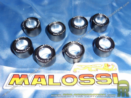 Set of 8 rollers MALOSSI in Ø25X15.9mm with the choices for variator MULTIVAR on MAXI SCOOTER PIAGGIO BEVERLY SPORT TOURING ..