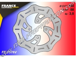 Disque de frein avant - arrière wave Ø220mm FRANCE EQUIPEMENT pour QUAD YAMAHA 200 YFM Blaster 2T à partir de 1991