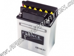 Batterie haute performance FRANCE EQUIPEMENT CB14A-A1 12v 14Ah pour moto, mécaboite, scooters...