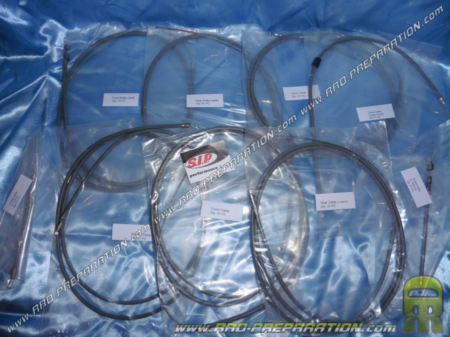 Complete SIP cable kit for scooter VESPA PV, ET3, P80, 150X, PX80/200...