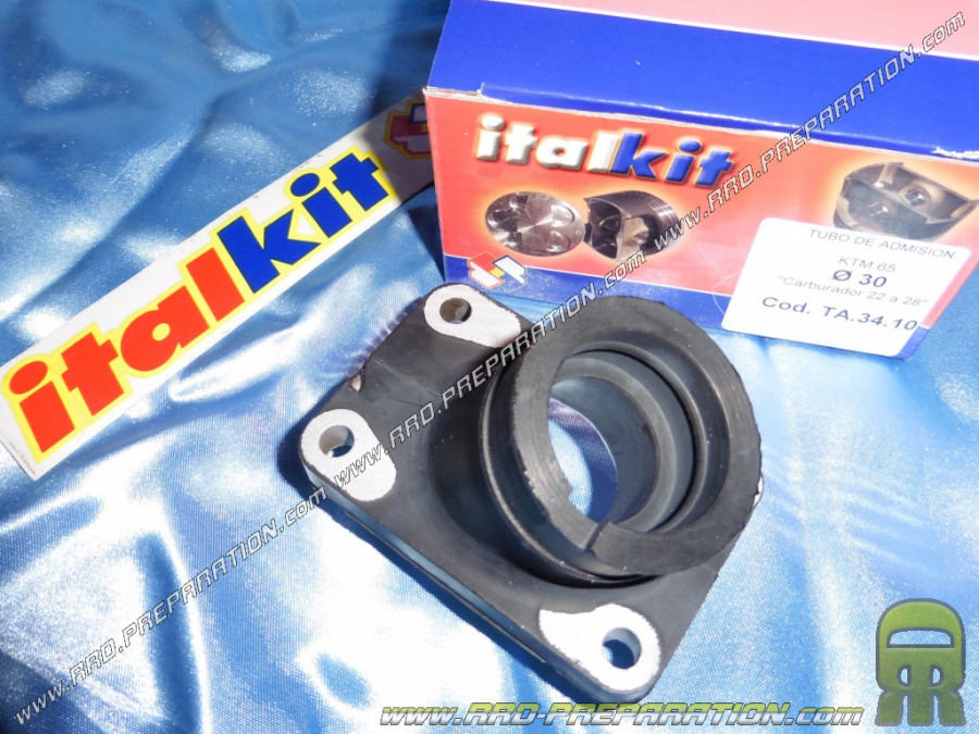 Flexible ITALKIT intake pipe Ø30mm for KTM 65cc engine