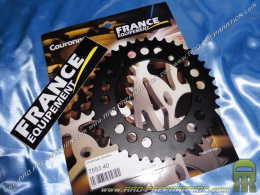 Couronne en 520 FRANCE EQUIPEMENT pour TRIUMPH BONNEVILLE, THRUXTON 865cc... dentures aux choix