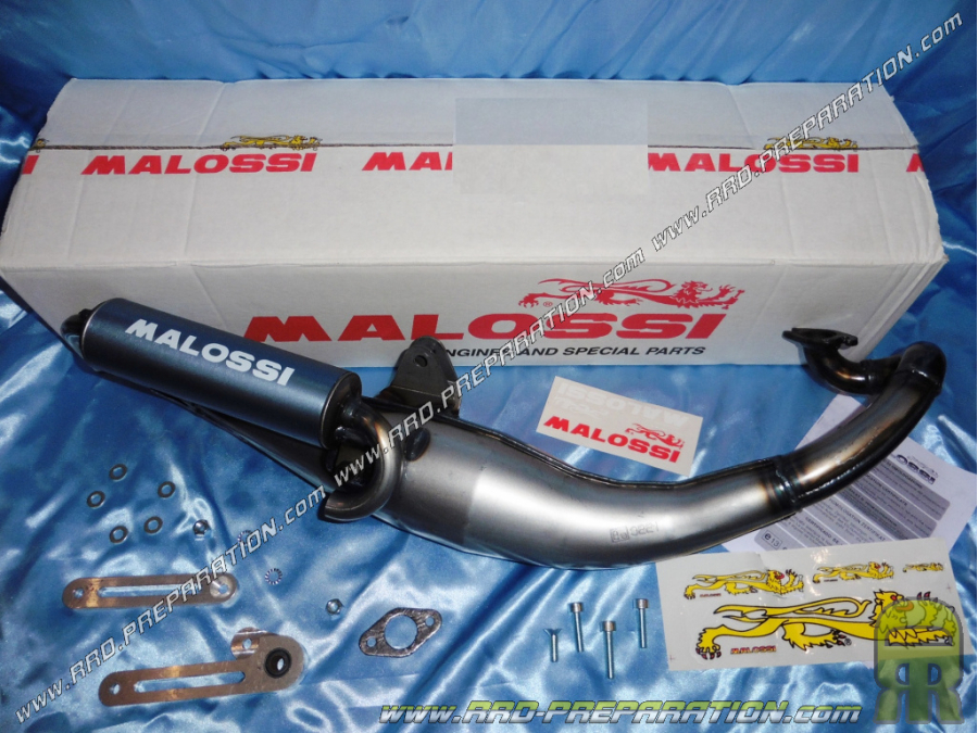 Exhaust MALOSSI FLIP for horizontal scooter minarelli (nitro, aerox, ovetto, neos, ...)