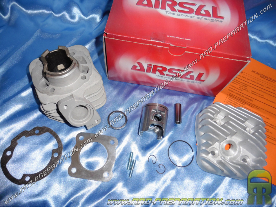 Kit 50cc Ø40mm AIRSAL luxe aluminium TECH PISTON pour scooter PEUGEOT air avant 2007 (buxy, tkr, speedfight...)