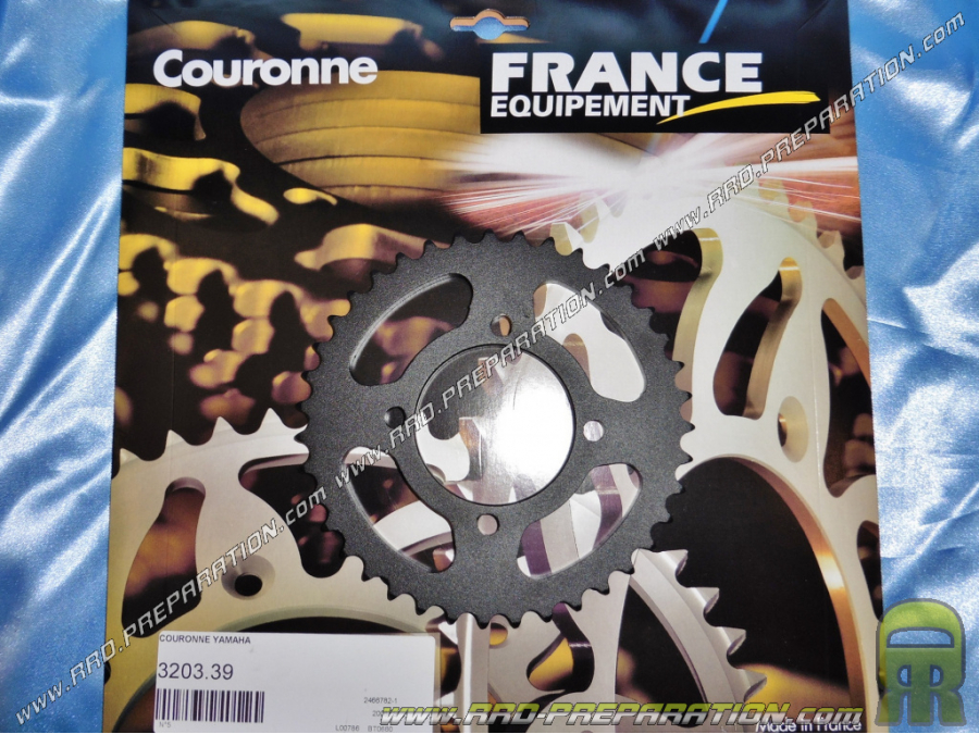 Couronne 36 a 45 dents FRANCE EQUIPEMENT en 428 pour YAMAHA YBR 125