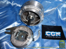 Buje trasero completo CGN para MBK 85/88 Ø100mm 36 agujeros eje 10mm